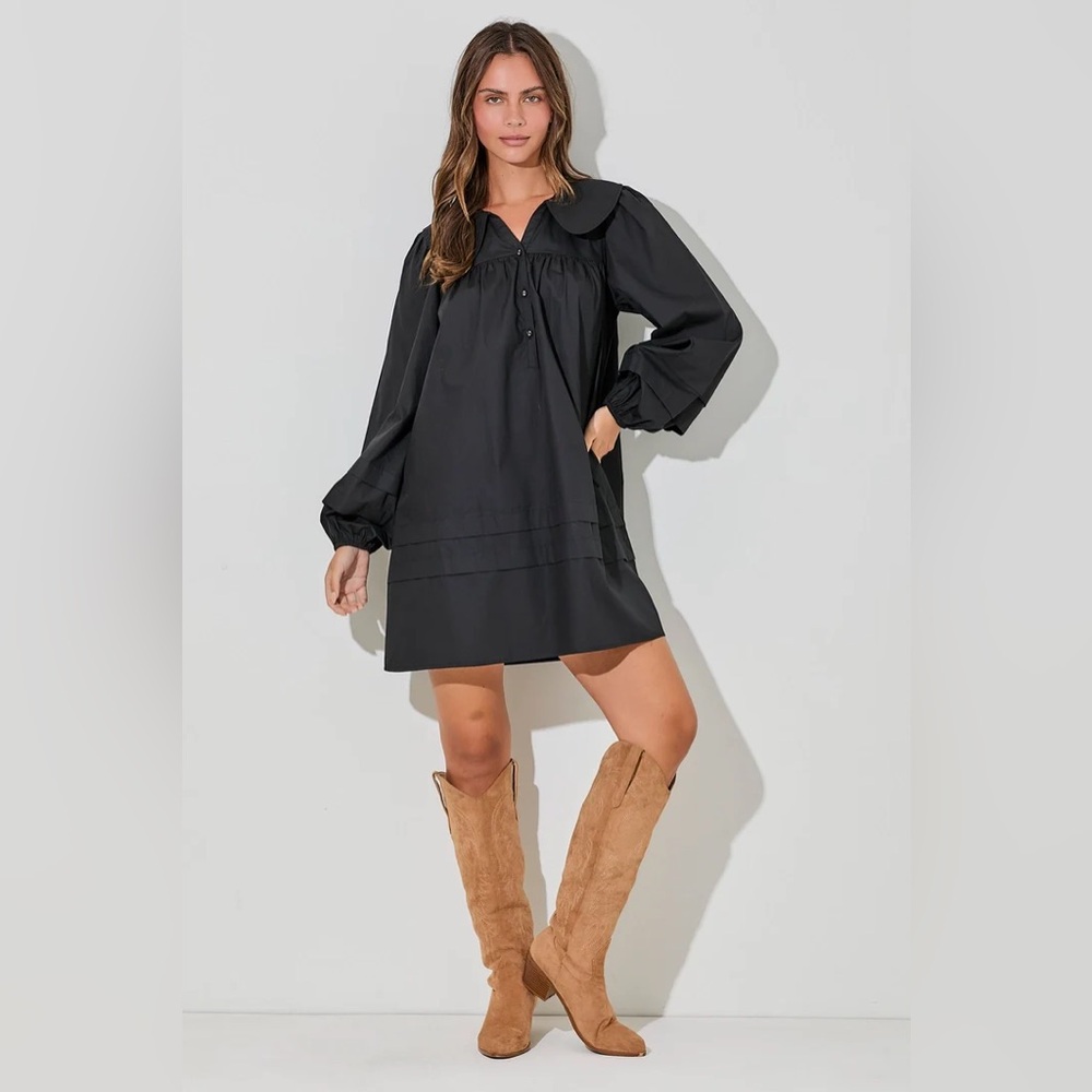 NEW BaeVely Black Mini Dress Size Medium